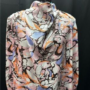 River Island Multicolor Abstract Top